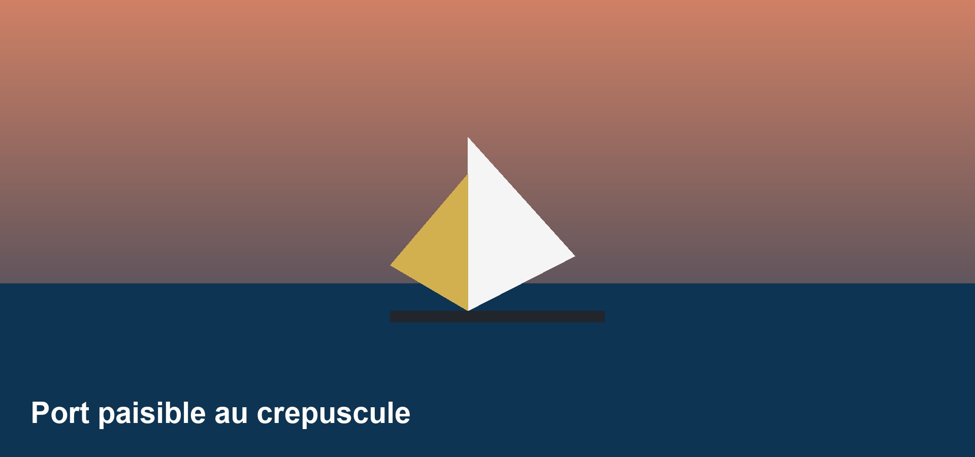 Port calme a Quebec sous une lumiere de fin de journee